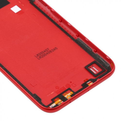 Coque arrière de batterie pour Samsung Galaxy A01 SM-015F avec objectif d'appareil photo (rouge) SH69RL606-06