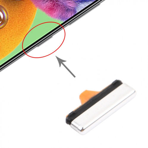 Pour le bouton d'alimentation et le bouton de contrôle du volume Samsung Galaxy A90 (argent) SH675S231-04