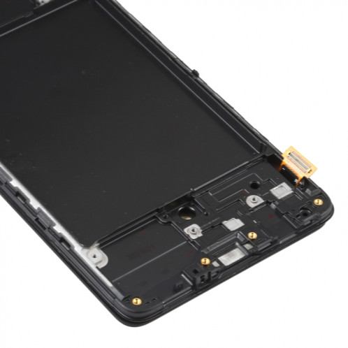 Écran LCD OLED pour Samsung Galaxy A71 SM-A715 (6,39 pouces) Ensemble complet de numériseur avec cadre (Noir) SH682B214-06