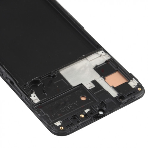 Écran LCD OLED pour Samsung Galaxy A30S SM-A307 Assemblage complet du numériseur avec cadre (Noir) SH685B584-06