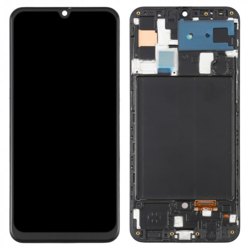 Écran LCD OLED pour Samsung Galaxy A50 SM-A505 Assemblage complet du numériseur avec cadre (Noir) SH686B1198-06