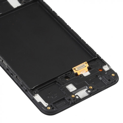 Écran LCD OLED pour Samsung Galaxy A50 SM-A505 Assemblage complet du numériseur avec cadre (Noir) SH686B1198-06