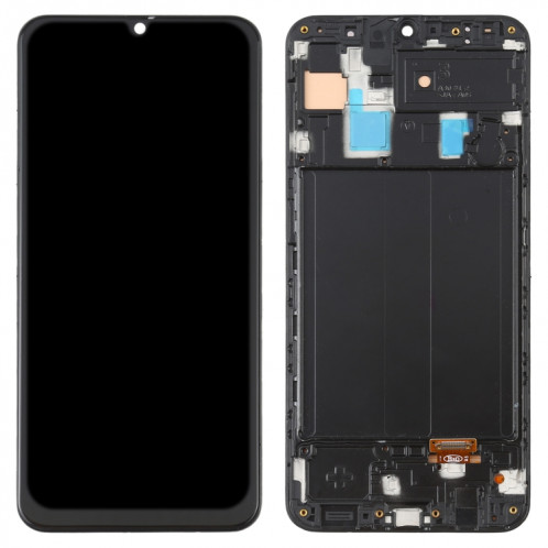 Écran LCD OLED pour Samsung Galaxy A30 SM-A305 Assemblage complet du numériseur avec cadre (Noir) SH690B64-06