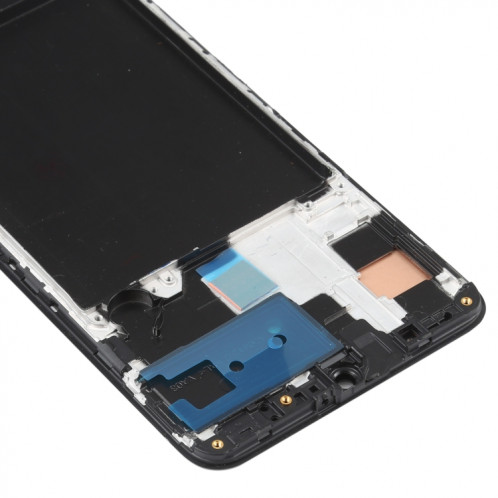 Écran LCD OLED pour Samsung Galaxy A70 SM-A705 Assemblage complet du numériseur avec cadre (6,7 pouces) (Noir) SH691B1016-06