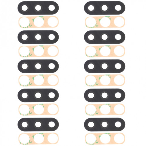 Pour Samsung Galaxy M01 SM-M015 Objectif de caméra arrière 10pcs SH2723917-04