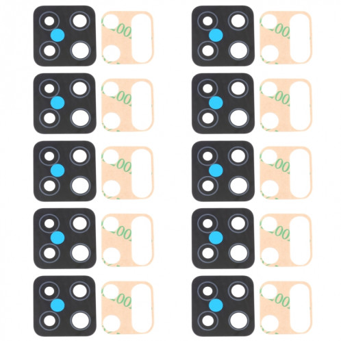 Pour Samsung Galaxy A42 SM-A425 Objectif de caméra arrière 10pcs SH27241821-04