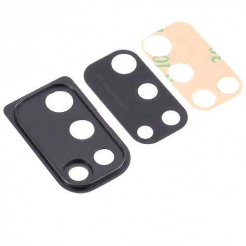 Pour Samsung Galaxy M21 SM-M215 10 pièces Couvercle d'objectif d'appareil photo (Noir) SH743B468-04