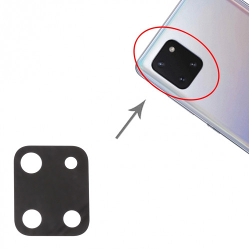 Pour Samsung Galaxy Note10 Lite SM-N770 Objectif de caméra arrière 10pcs SH27461067-04