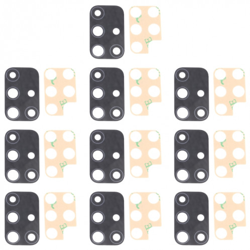 Pour Samsung Galaxy M51 SM-M515 Objectif de caméra arrière 10pcs SH2748235-04