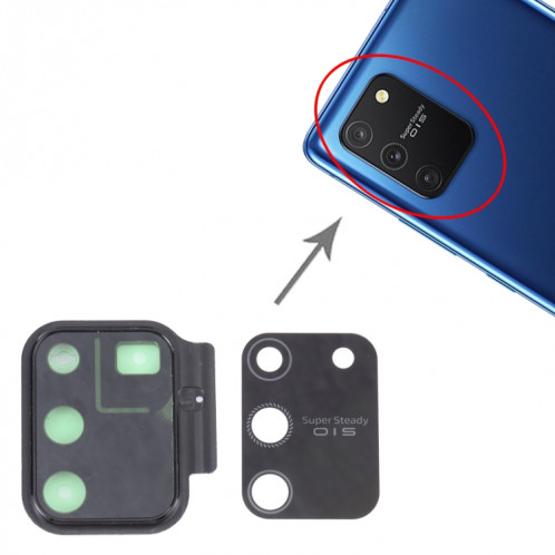 Pour Samsung Galaxy S10 Lite SM-G770 10 pièces Couvercle d'objectif d'appareil photo (Noir) SH751B1419-04