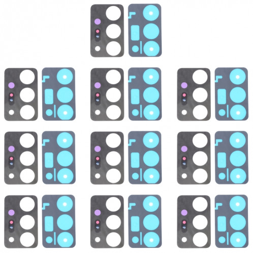 Pour Samsung Galaxy Note20 Ultra 5G SM-N986 10pcs objectif de caméra arrière SH2756136-04