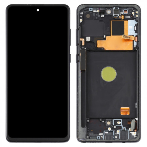 Écran LCD Super AMOLED d'origine pour Samsung Galaxy Note10 Lite Assemblage complet du numériseur avec cadre (Noir) SH772B1528-06