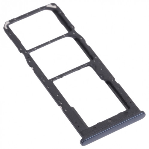 Pour Samsung Galaxy M12 SM-M127 Plateau de carte SIM + Plateau de carte SIM + Plateau de carte Micro SD (Noir) SH787B621-04