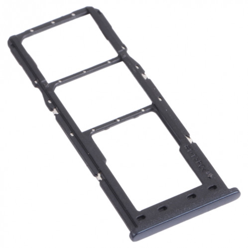 Pour Samsung Galaxy M12 SM-M127 Plateau de carte SIM + Plateau de carte SIM + Plateau de carte Micro SD (Noir) SH787B621-04
