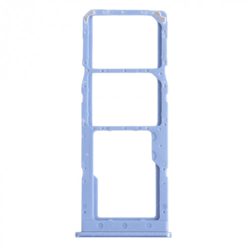 Pour Samsung Galaxy M12 SM-M127 Plateau de carte SIM + Plateau de carte SIM + Plateau de carte Micro SD (Bleu) SH787L297-04