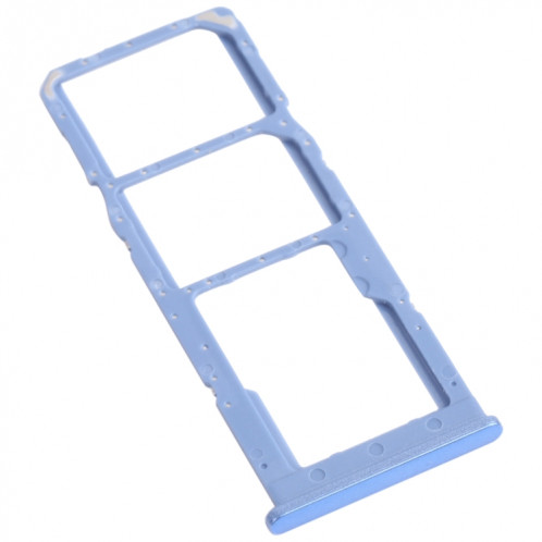 Pour Samsung Galaxy M12 SM-M127 Plateau de carte SIM + Plateau de carte SIM + Plateau de carte Micro SD (Bleu) SH787L297-04