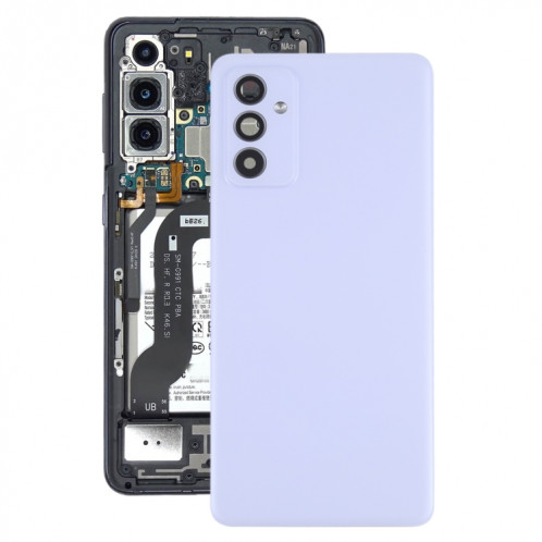 Coque arrière de batterie pour Samsung Galaxy A82 avec objectif d'appareil photo (violet) SH90PL258-06
