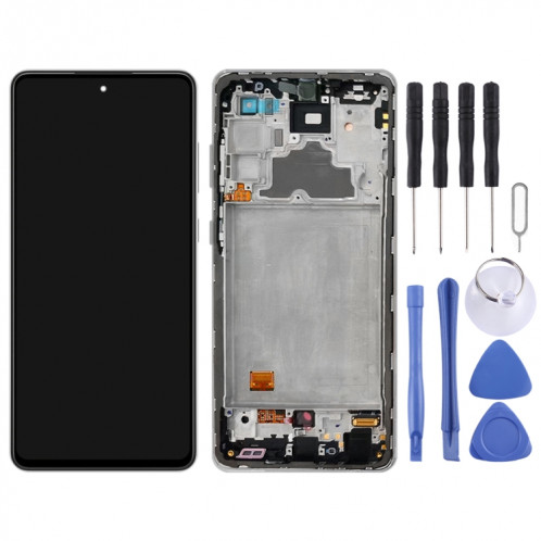 Écran LCD Super AMOLED d'origine pour Samsung Galaxy A72 SM-A725 (Version 4G) numériseur assemblage complet avec cadre SH28091417-06