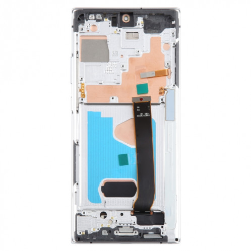 Pour Samsung Galaxy Note20 Ultra 4G Original Super AMOLED LCD écran numériseur assemblage complet avec cadre (argent) SH811S1453-07