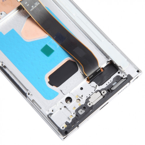 Pour Samsung Galaxy Note20 Ultra 4G Original Super AMOLED LCD écran numériseur assemblage complet avec cadre (argent) SH811S1453-07