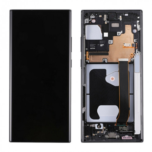 Écran LCD Super AMOLED d'origine pour Samsung Galaxy Note20 Ultra 4G Digitizer Assemblage complet avec cadre SH28111819-08