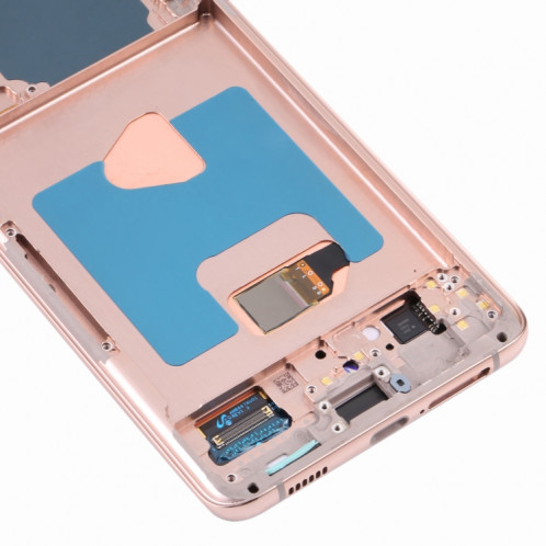 Écran LCD Super AMOLED d'origine pour Samsung Galaxy S21+ (5G) SM-G996 Assemblage complet du numériseur avec cadre (Or) SH812J313-05