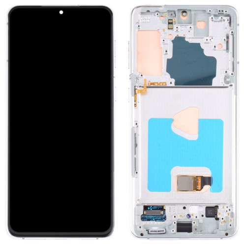 Écran LCD OEM pour Samsung Galaxy S21+ (5G) SM-G996 Assemblage complet du numériseur avec cadre (Argent) SH812S1253-05