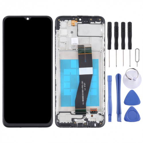 Écran LCD OEM pour Samsung Galaxy M02s (version NF) Assemblage complet du numériseur avec cadre SH28401706-06