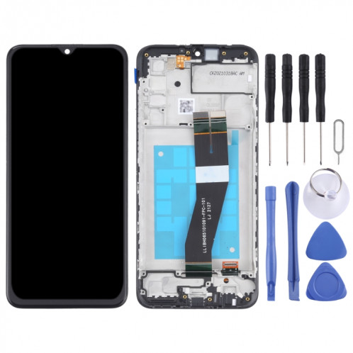 Écran LCD OEM pour Samsung Galaxy M02s (version NL) Assemblage complet du numériseur avec cadre SH28411593-06