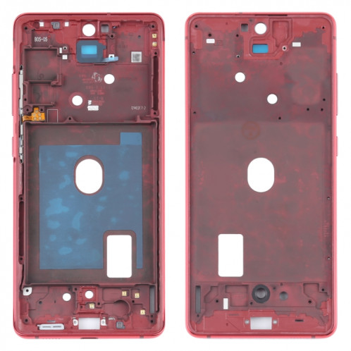 Pour Samsung Galaxy S20 FE Middle Frame Bezel Plate Avec Accessoires (Rouge) SH843R1557-06