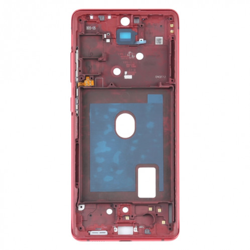 Pour Samsung Galaxy S20 FE Middle Frame Bezel Plate Avec Accessoires (Rouge) SH843R1557-06