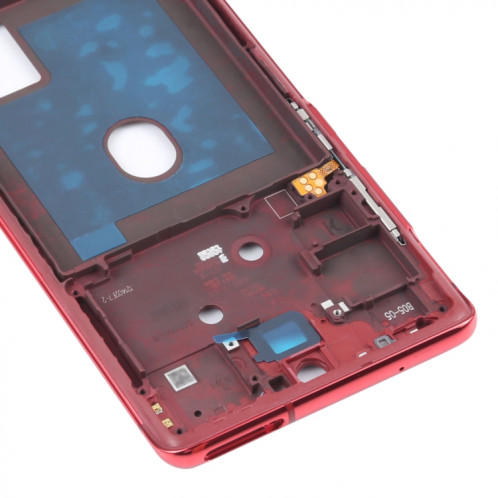 Pour Samsung Galaxy S20 FE Middle Frame Bezel Plate Avec Accessoires (Rouge) SH843R1557-06