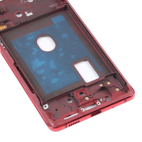 Pour Samsung Galaxy S20 FE Middle Frame Bezel Plate Avec Accessoires (Rouge) SH843R1557-06