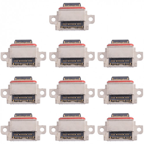 10 pièces Connecteur de Port de Charge pour Samsung Galaxy S10+ SM-G975F, SM-G975U, SM-G975W, SM-G975U1, SM-G9750, SM-G975N, SM-G975X SH2890939-04