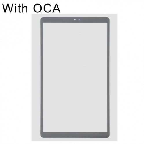 Pour Samsung Galaxy Tab A7 Lite SM-T220 Wifi Lentille Extérieure en Verre avec OCA Adhésif Optiquement Clair (Noir) SH944B1568-06