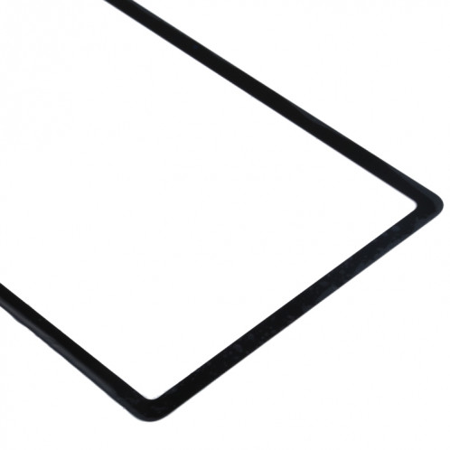 Pour Samsung Galaxy Tab S6 Lite SM-P610/P615 Lentille extérieure en verre avec adhésif OCA optiquement transparent (noir) SH947B1293-06
