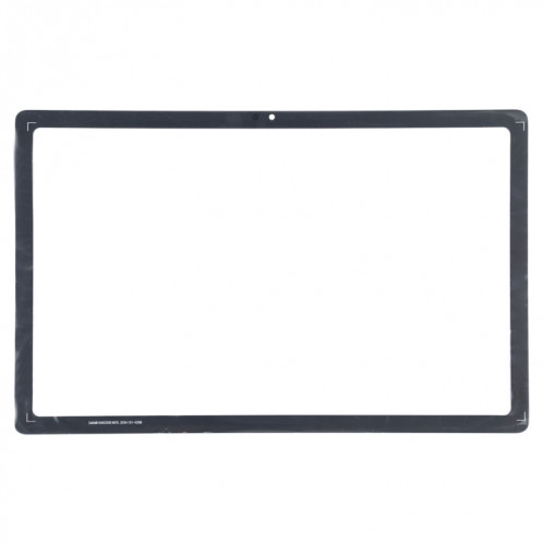 Pour Samsung Galaxy Tab A7 10.4 (2020) SM-T500/T505 Lentille extérieure en verre d'écran avant avec adhésif optiquement transparent OCA (noir) SH948B155-06