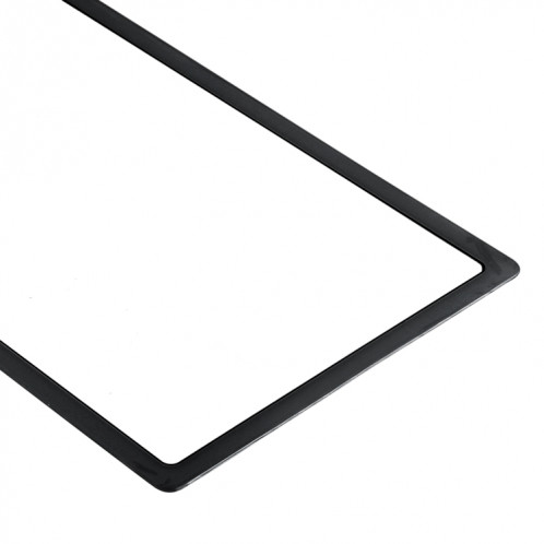 Pour Samsung Galaxy Tab A7 10.4 (2020) SM-T500/T505 Lentille extérieure en verre d'écran avant avec adhésif optiquement transparent OCA (noir) SH948B155-06