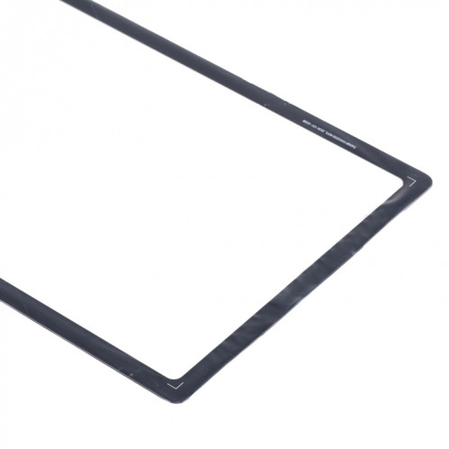 Pour Samsung Galaxy Tab A7 10.4 (2020) SM-T500/T505 Lentille extérieure en verre d'écran avant avec adhésif optiquement transparent OCA (noir) SH948B155-06