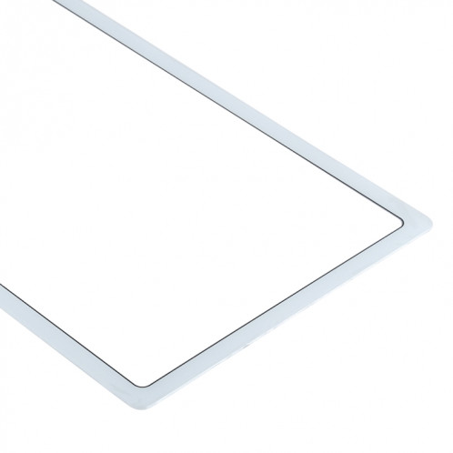 Pour Samsung Galaxy Tab A7 10.4 (2020) SM-T500/T505 Lentille extérieure en verre d'écran avant avec adhésif optiquement transparent OCA (blanc) SH948W632-06