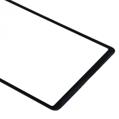 Pour Samsung Galaxy Tab A 8.4 (2020) SM-T307 Lentille extérieure en verre d'écran avant avec adhésif optiquement transparent OCA (noir) SH949B1104-06