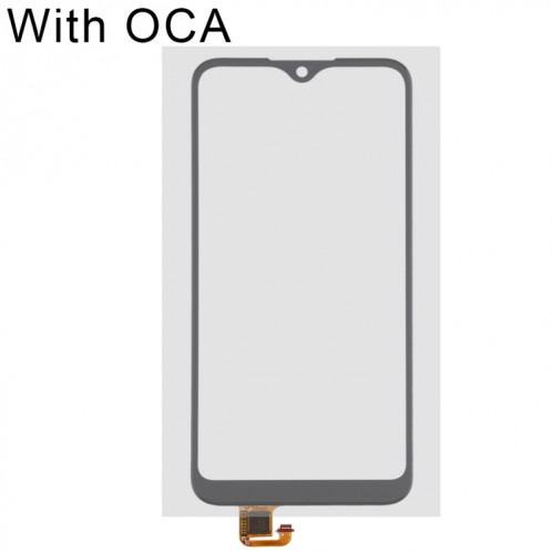 Pour écran tactile Samsung Galaxy A01 / A21 avec adhésif optiquement transparent OCA (noir) SH952B982-06