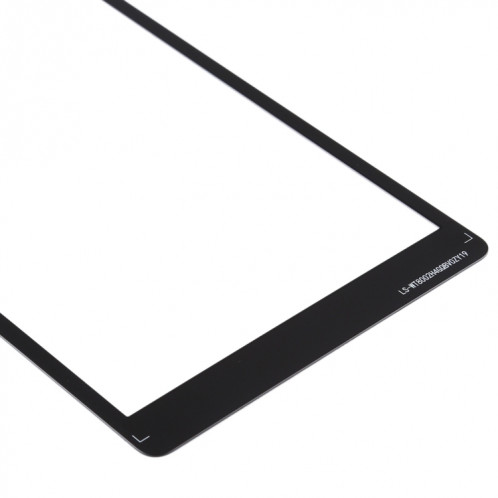 Pour Samsung Galaxy Tab A 8.0 (2019) SM-T295 (Version LTE) Lentille extérieure en verre de l'écran avant avec adhésif optiquement transparent OCA (noir) SH953B1050-06