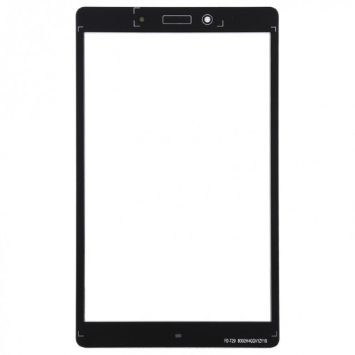 Pour Samsung Galaxy Tab A 8.0 (2019) SM-T295 (Version LTE) Lentille extérieure en verre de l'écran avant avec adhésif OCA optiquement transparent (Blanc) SH953W1681-06