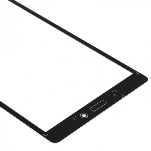 Pour Samsung Galaxy Tab A 8.0 (2019) SM-T295 (Version LTE) Lentille extérieure en verre de l'écran avant avec adhésif OCA optiquement transparent (Blanc) SH953W1681-06