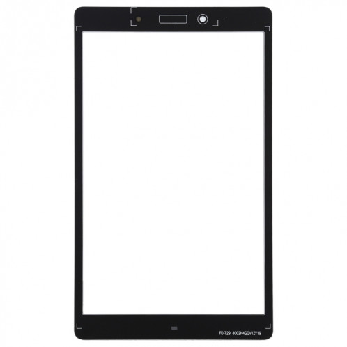 Pour Samsung Galaxy Tab A 8.0 (2019) SM-T290 (version WIFI) Lentille extérieure en verre de l'écran avant avec adhésif optiquement transparent OCA (blanc) SH954W1268-06