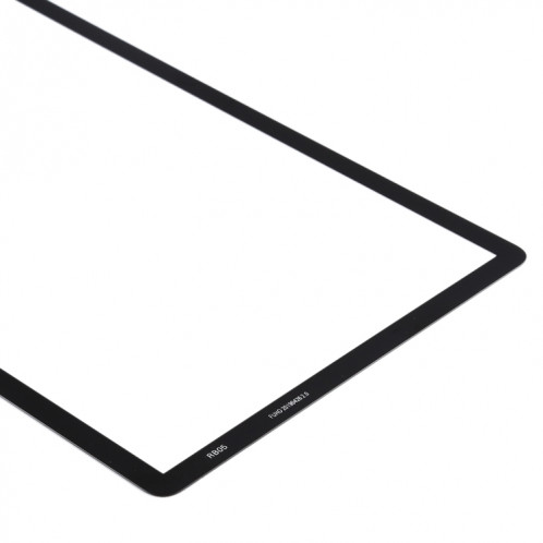 Pour Samsung Galaxy Tab S5e SM-T720 / SM-T725 Lentille extérieure en verre avec adhésif OCA optiquement transparent (noir) SH955B441-06