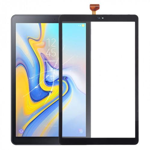 Pour Samsung Galaxy Tab A 10.5 / SM-T590 Écran tactile avec adhésif optiquement transparent OCA (noir) SH956B271-06