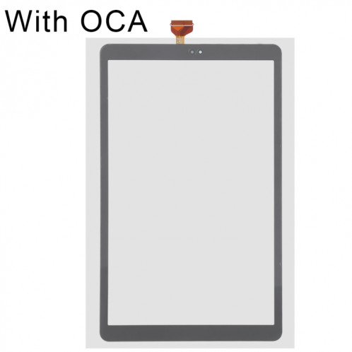 Pour Samsung Galaxy Tab A 10.5 / SM-T590 Écran tactile avec adhésif optiquement transparent OCA (noir) SH956B271-06