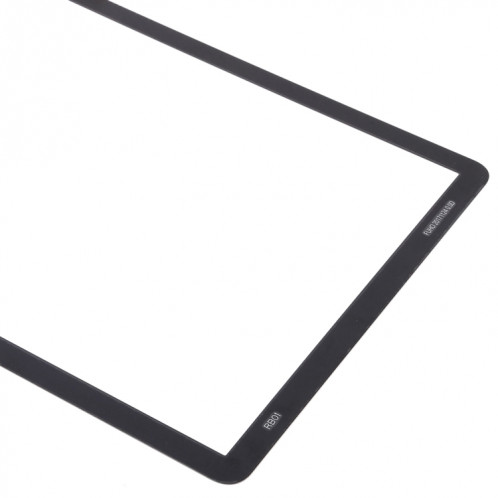 Pour Samsung Galaxy Tab S4 10.5 / SM-T830 / T835 Lentille extérieure en verre de l'écran avant avec adhésif optiquement transparent OCA (noir) SH957B996-06